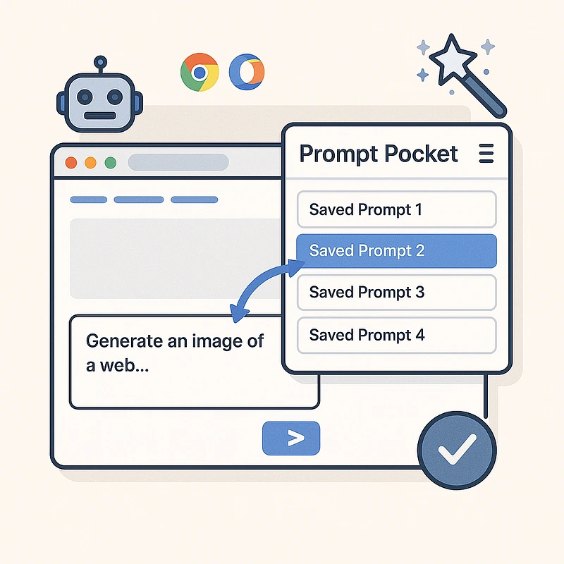 Prompt Pocket: Organize AI Prompts, Job Messages, and Reusable Texts in One Place for Chrome & Firefox